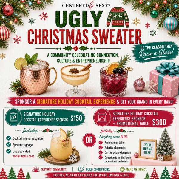 Signature Holiday Cocktail Experience Sponsor