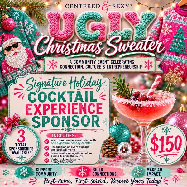 Signature Holiday Cocktail Experience Sponsor