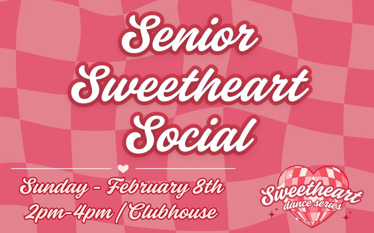 Senior Sweetheart Social (SUNDAY, FEB. 8) cover picture