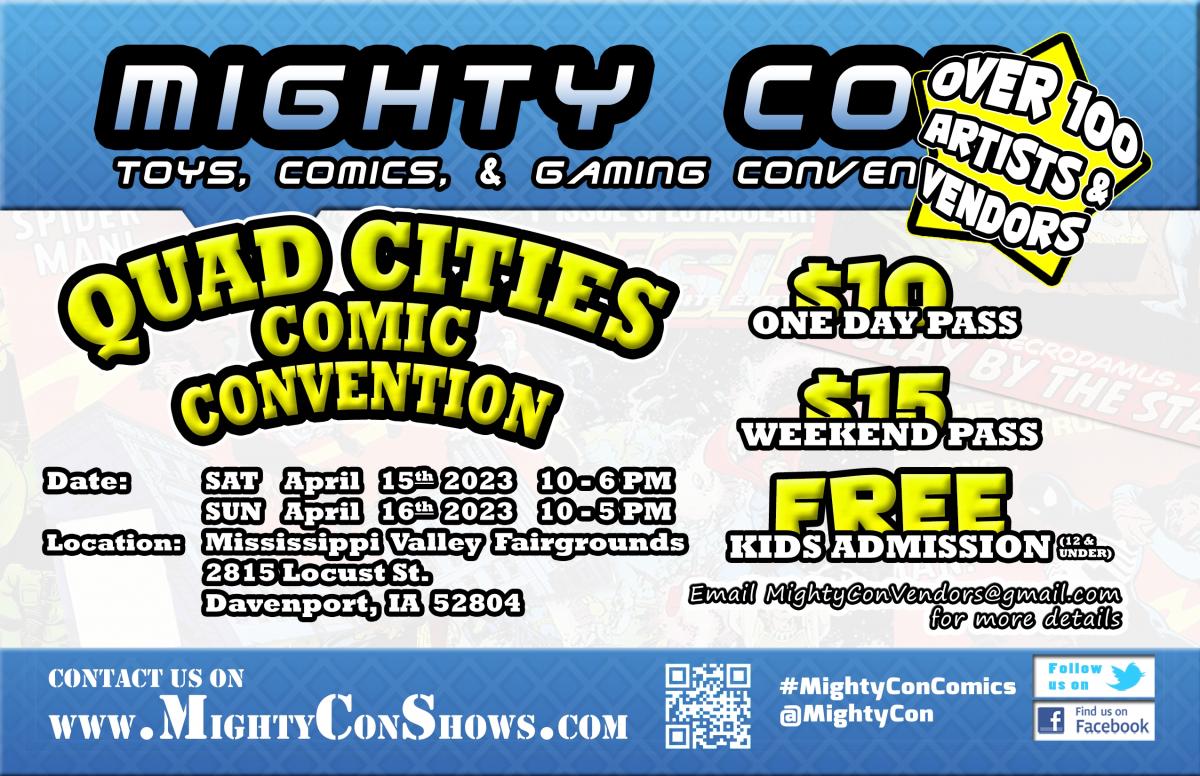 Quad Cities Comic Con cover image