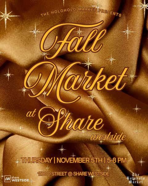 The Holoholo Market  x Fall Market at Westide| November 5, 2026