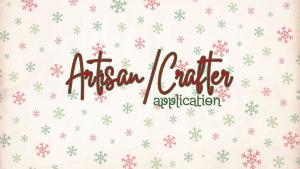 Artisan / Crafter Application
