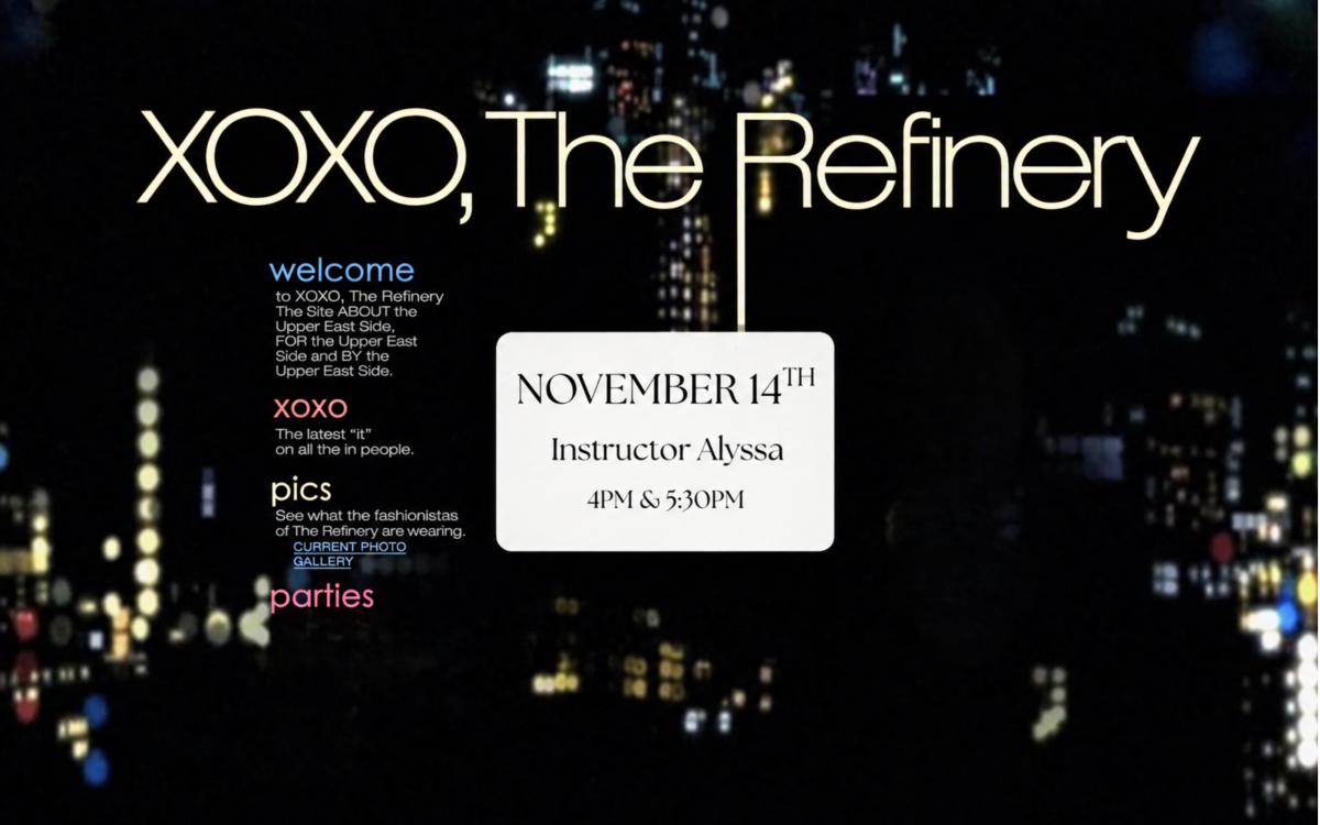 XOXO, The Refinery