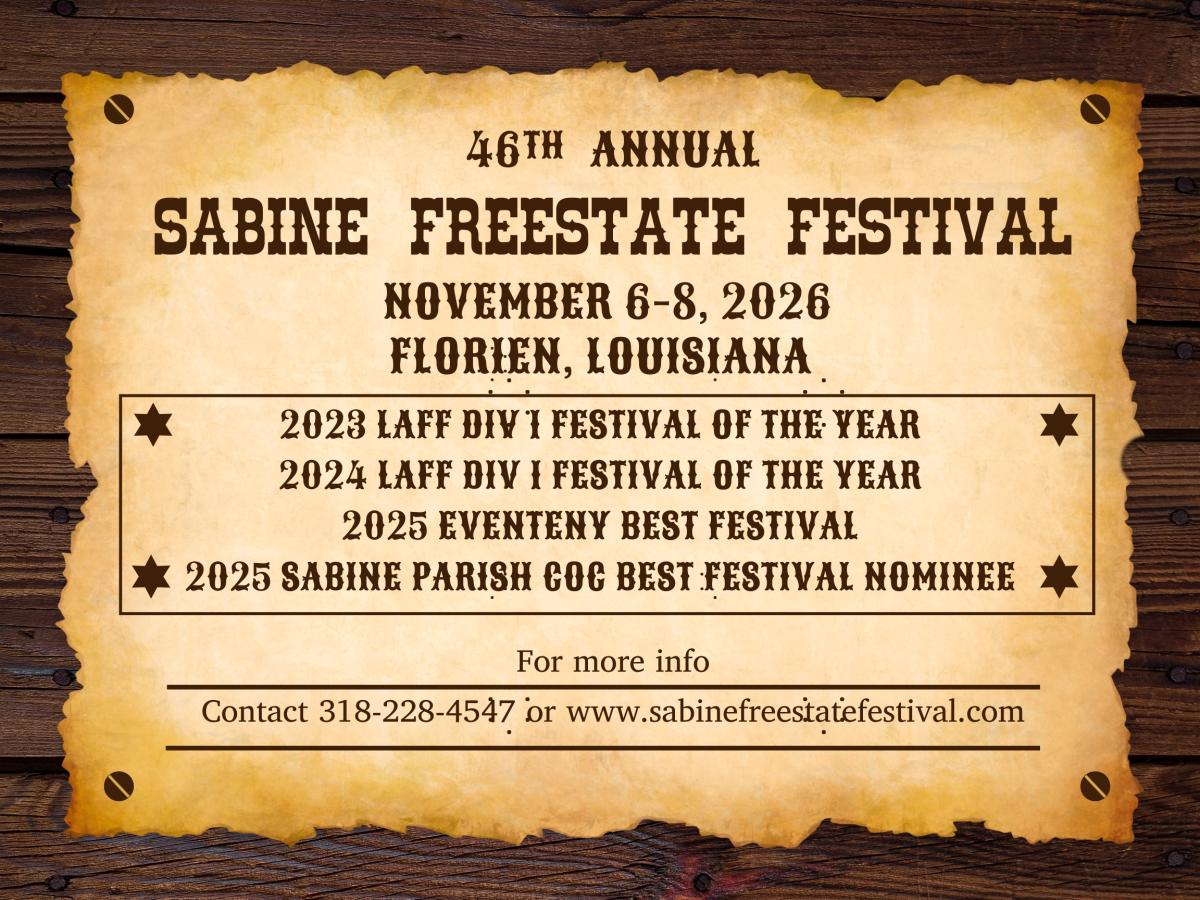 46th Annual Sabine Freestate Festival