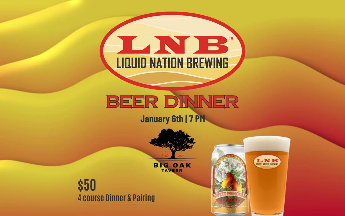 Liquid Nation Beer Dinner