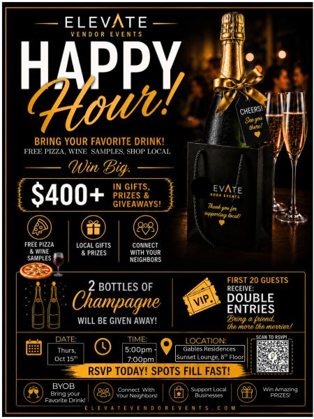 Happy Hour @ Gables Residences of Cherry Creek