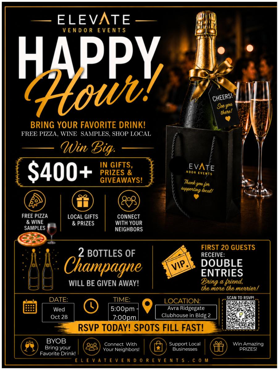 Happy Hour @ Avra Ridgegate