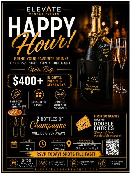 Happy Hour @ Avra Ridgegate
