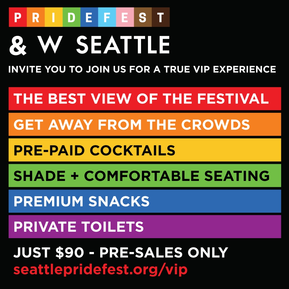 PrideFest Seattle Center VIP Ticket (early bird) cover picture