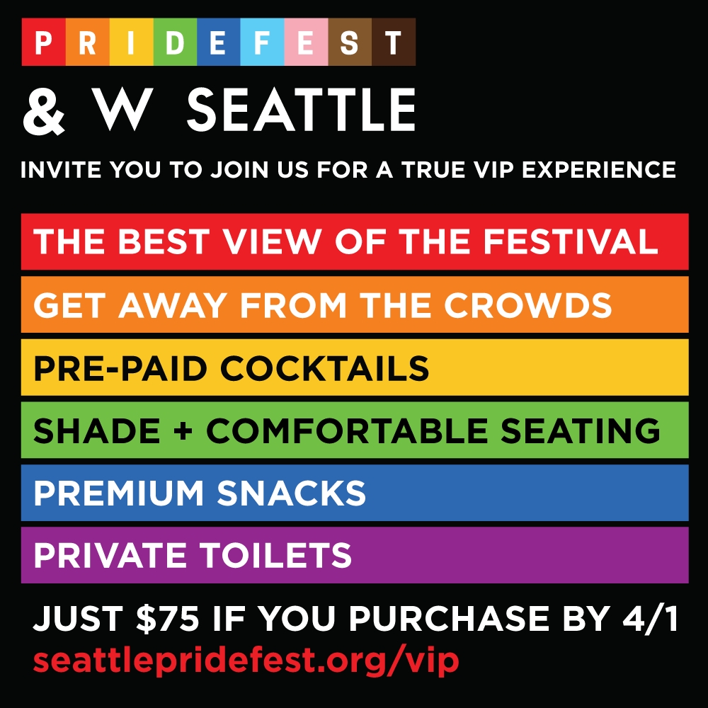 PrideFest Seattle Center VIP Ticket (early bird) cover picture
