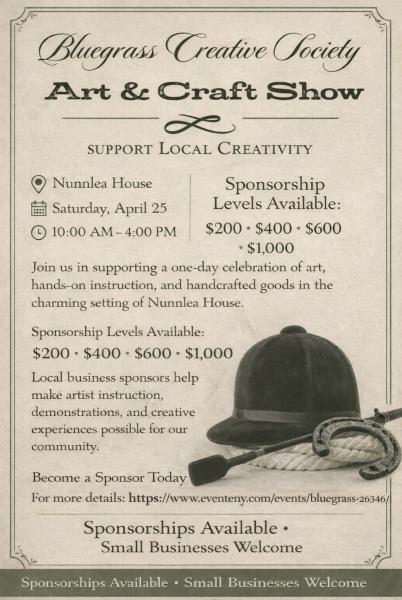 Dogwood Artisan Showcase Sponsorship Opportunities