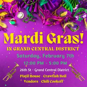 Mardi Gras in Grand Central