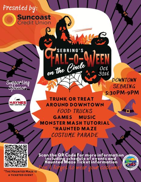 Sebring's Fall-O-Ween Presented By Suncoast Credit Union