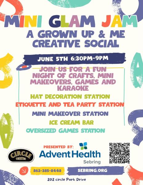 Mini Glam Jam- A Grown Up & Me Creative Social