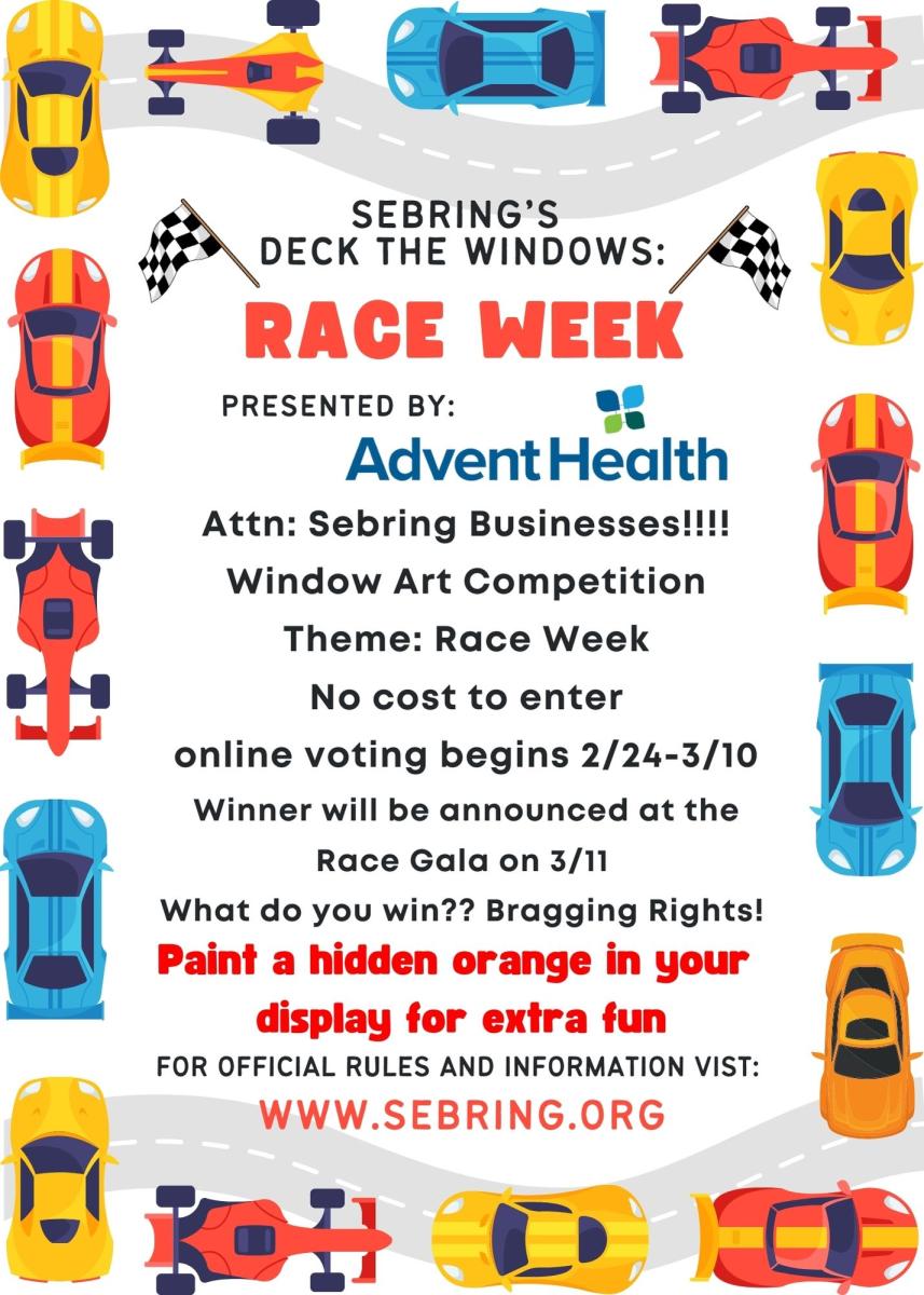 Sebring's Deck the Windows: Race Week