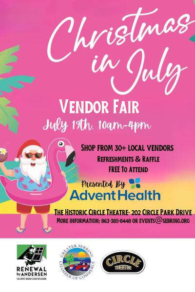 Christmas In July Vendor Fair presented by Advent Health