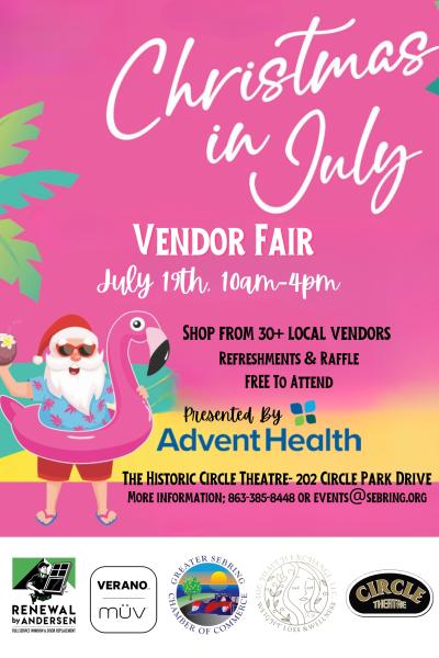 Christmas In July Vendor Fair presented by Advent Health