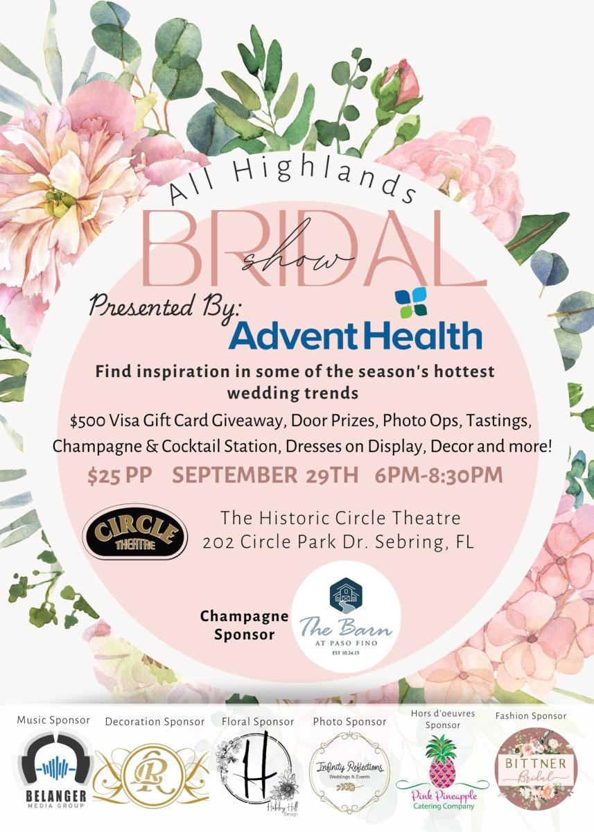 Annual All Highlands Bridal Show Presented by Advent Health