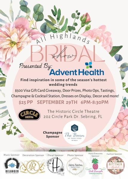 Annual All Highlands Bridal Show Presented by Advent Health