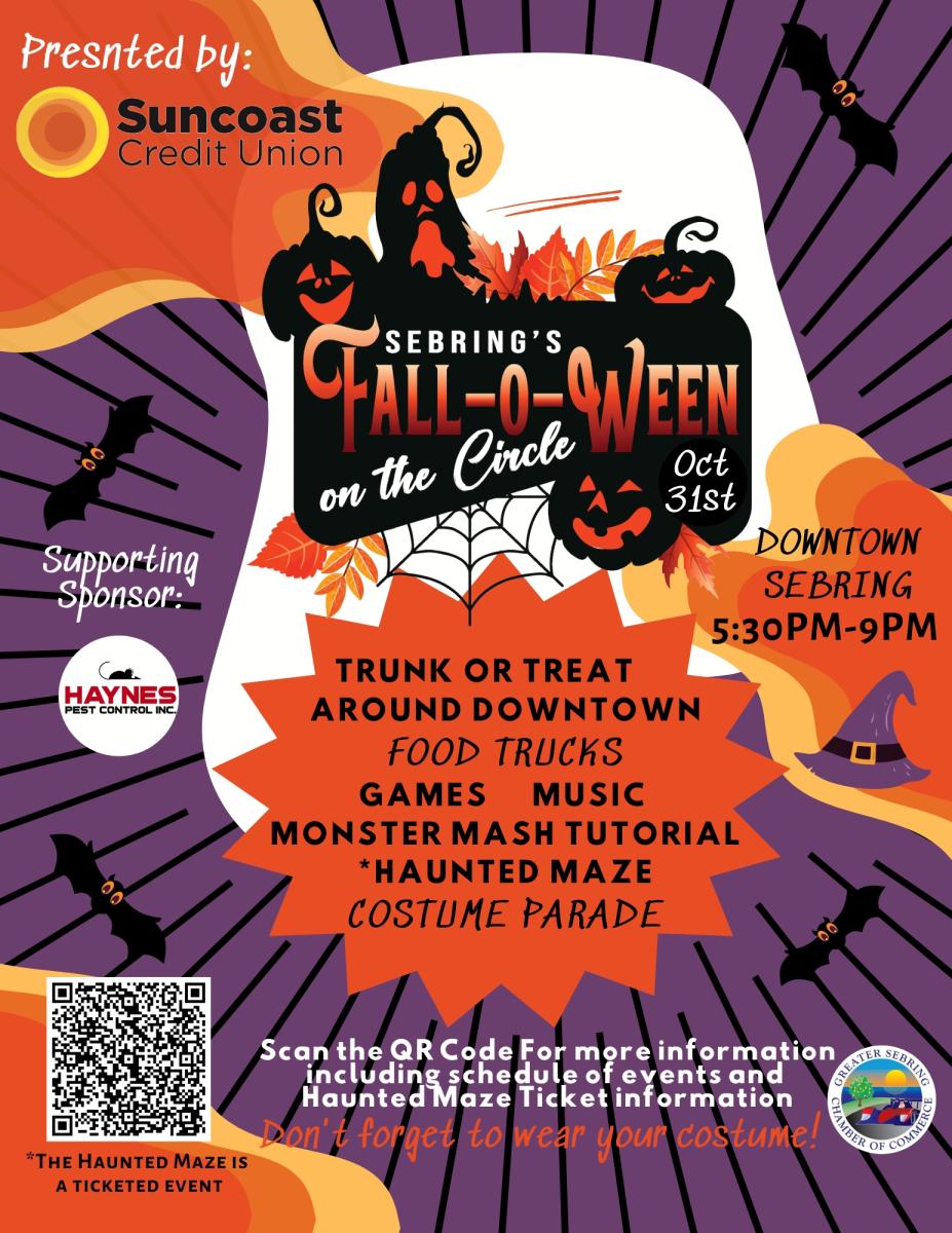 Sebring's Fall-O-Ween Presented By Suncoast Credit Union