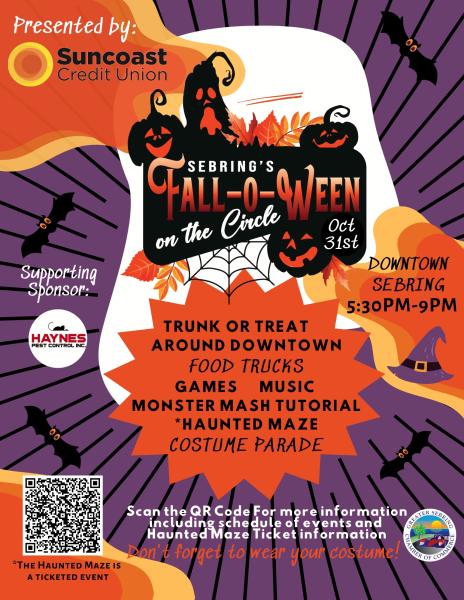 Sebring's Fall-O-Ween Presented By Suncoast Credit Union