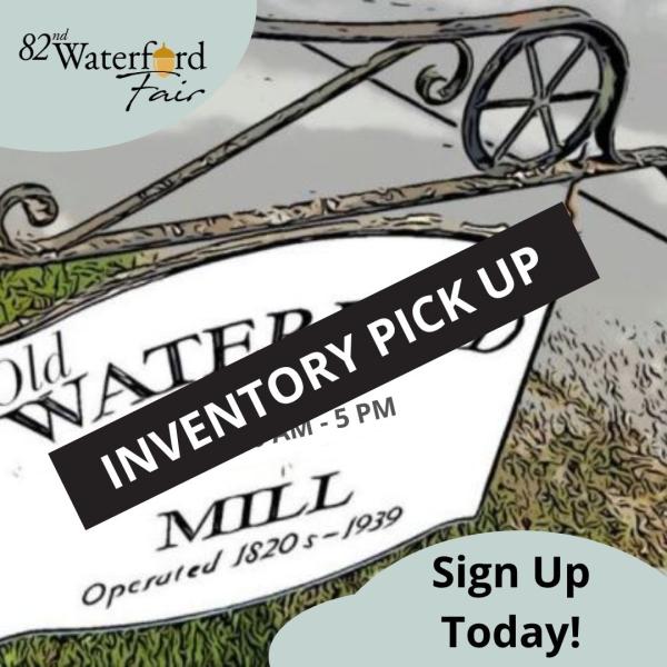 Old Mill Shop Inventory Pick Up | 2026 Waterford FAir