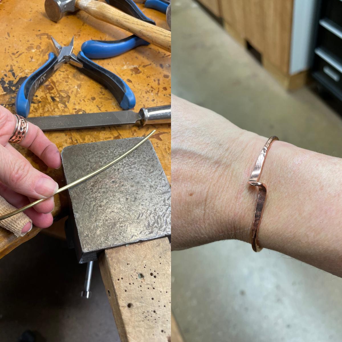 Sat, Forging Copper Brooch Pins and Jewelry cover picture