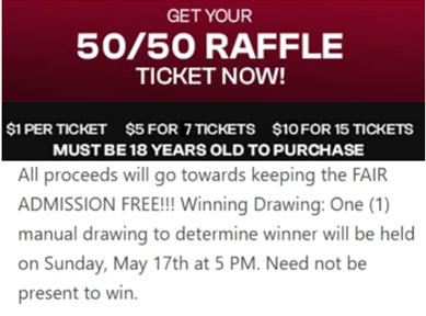 $10 for 15 Tickets cover picture