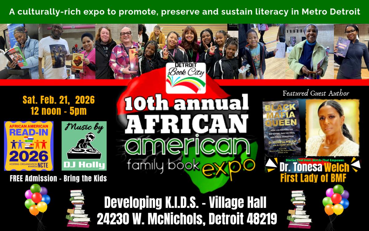 ✨10th Annual A-A Family Book Expo & Read-In 2026  with Dr. Tonesa Welch