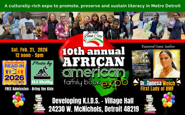 ✨10th Annual A-A Family Book Expo & Read-In 2026  with Dr. Tonesa Welch
