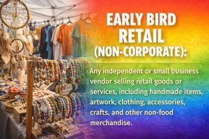 EARLY BIRD: RETAIL (NON-CORPORATE) APPLICATION 2026