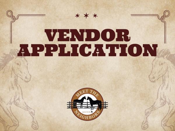 Meet the Neighbors Vendor Application