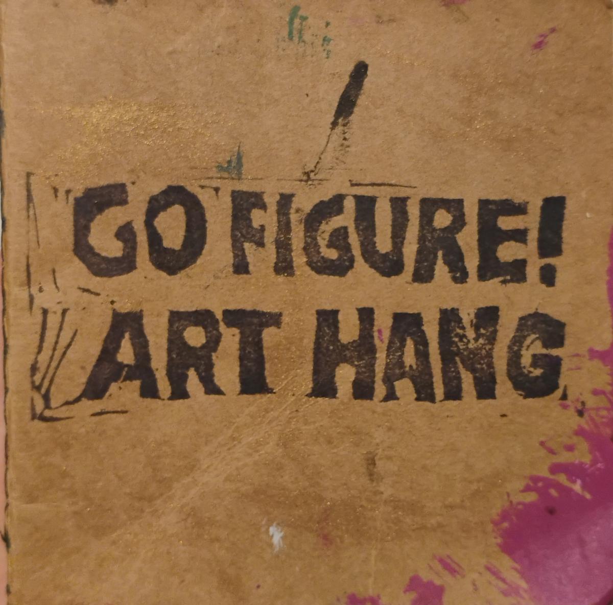 Mini Sketchbook Challenge Art Show at Secret Vegan Kitchen presented by Go Figure Art Hang