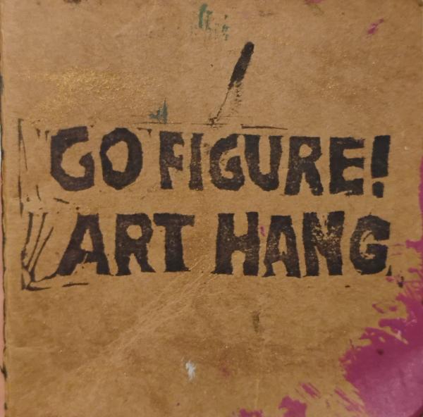 Mini Sketchbook Challenge Art Show at Secret Vegan Kitchen presented by Go Figure Art Hang