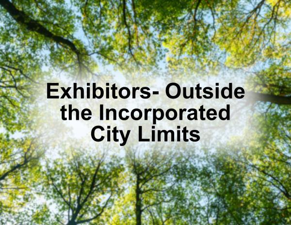 Exhibitors- Outside of the Incorporated City Limits