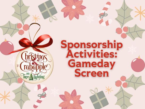 Gameday Screen: Sponsorship Activities
