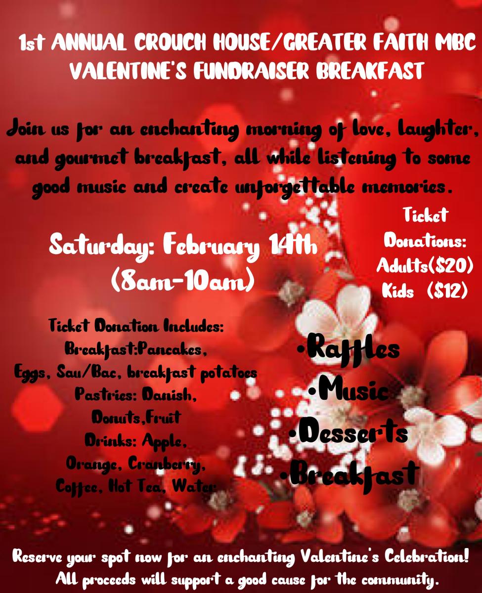 Crouch House Valentine&rsquo;s Day fundraiser