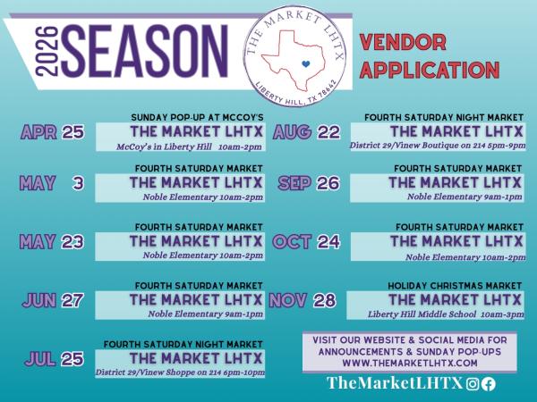 Market Vendor Application