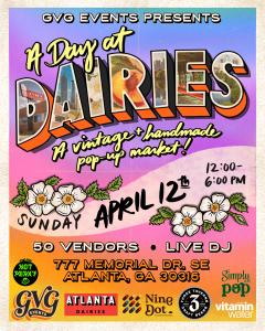 A Day at Dairies- A Vintage and Handmade Pop-Up Market