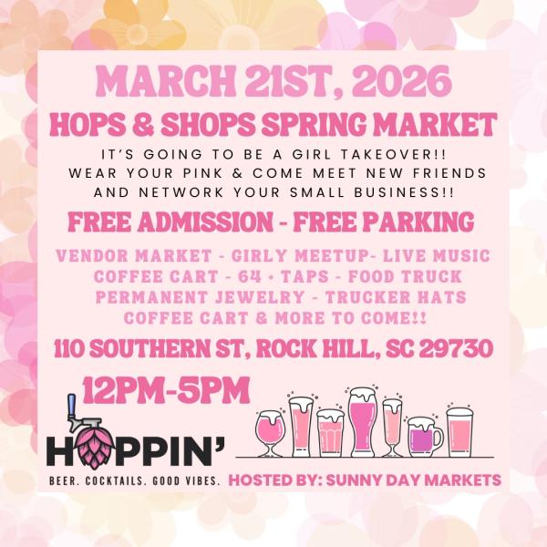 Hops & Shops Spring Market Application