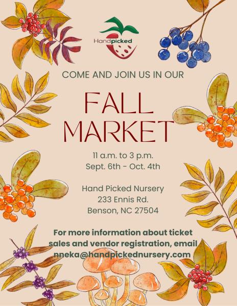 The 2025 Fall Market @ Hand Picked