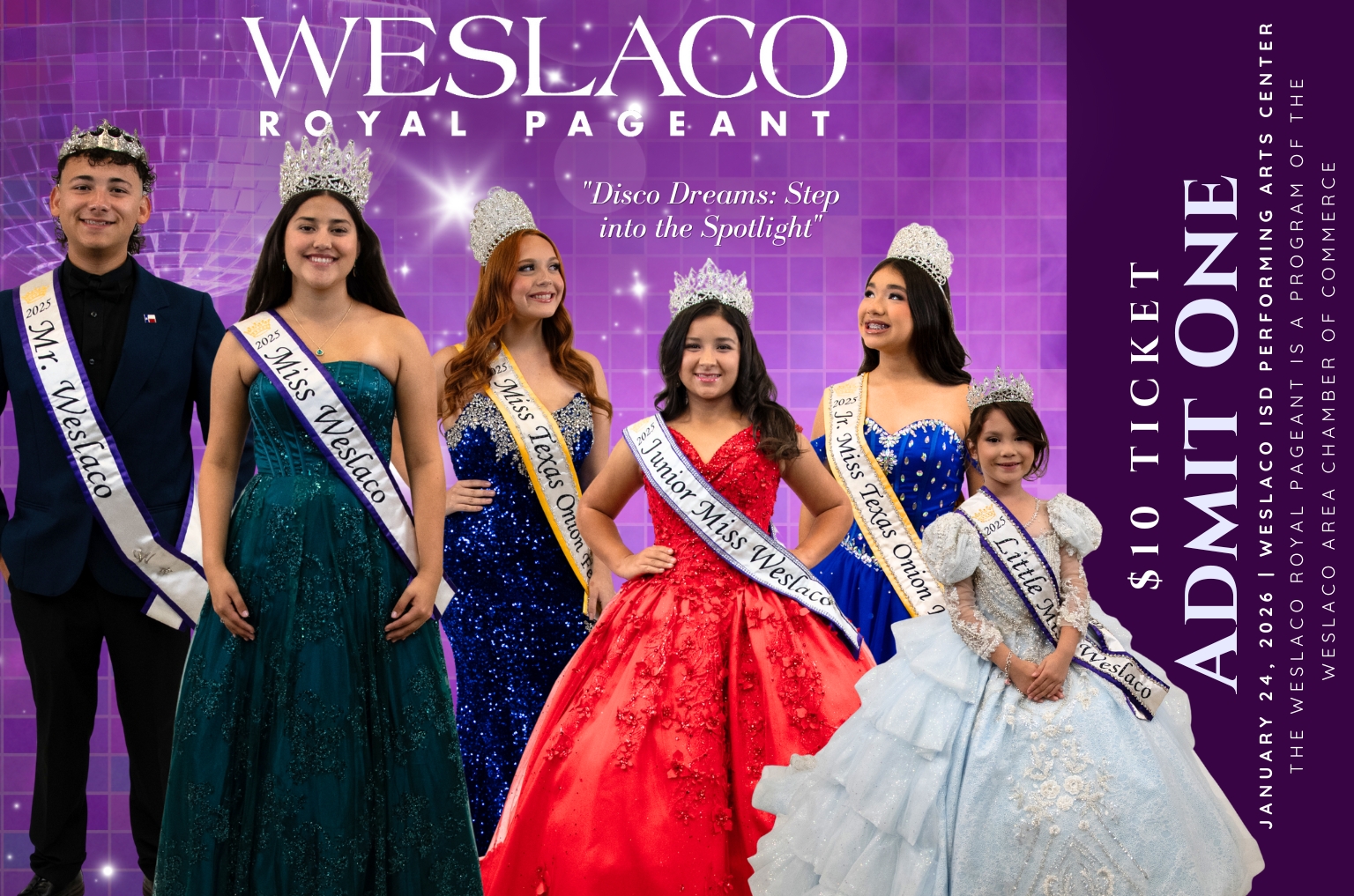 Weslaco Royal Pageant 2026-Admission cover picture