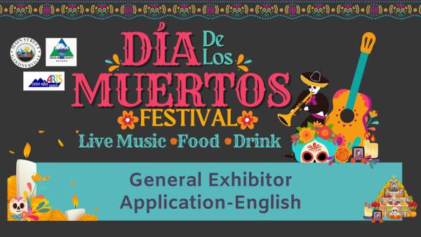 Dia de Los Muertos General Exhibitor Vendor Application-English