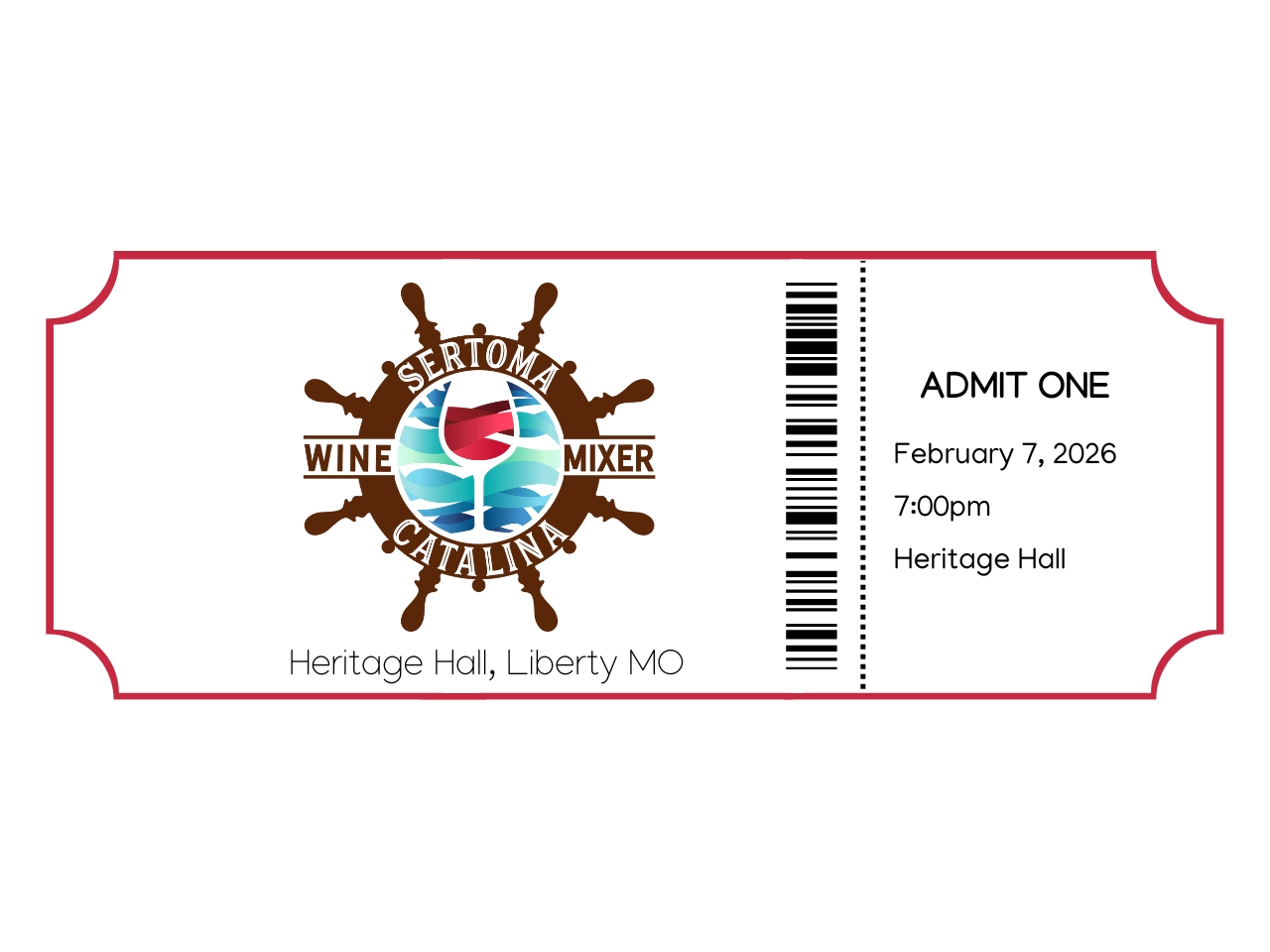 Sertoma Catalina Wine Mixer Ticket cover picture