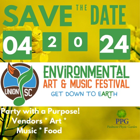 Environmental Art & Music Festival  (Saturday April 20, 2024)