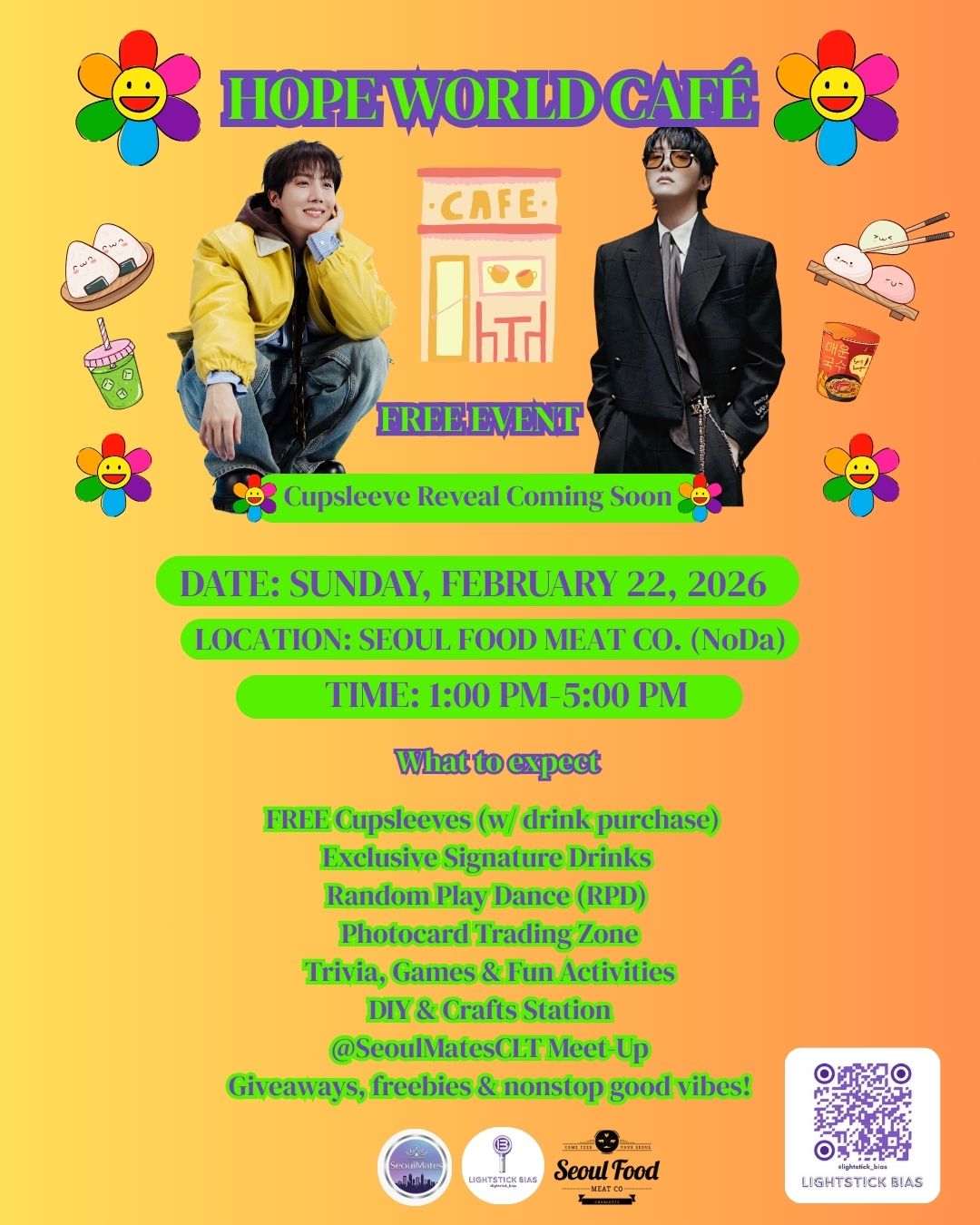 Hope World Caf&eacute;-Cupsleeve Event (BTS)