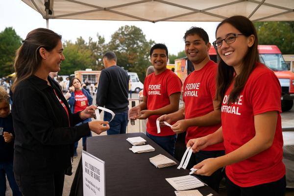 Volunteer with us and become a Foodie Official!