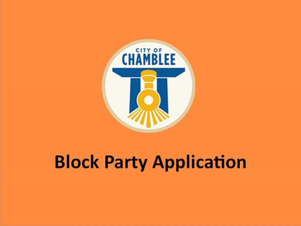 Block Party Application Block Party Application