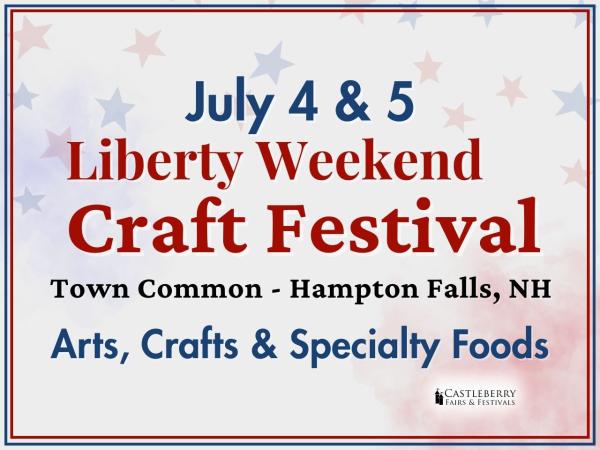 Juried Artisan - Hampton Falls, NH - July