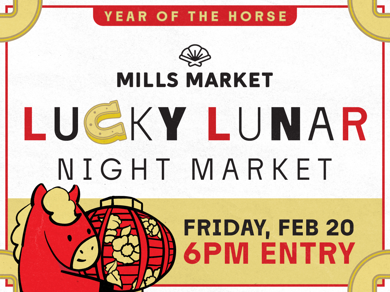 6PM ENTRY / Lucky Lunar Night Market cover picture